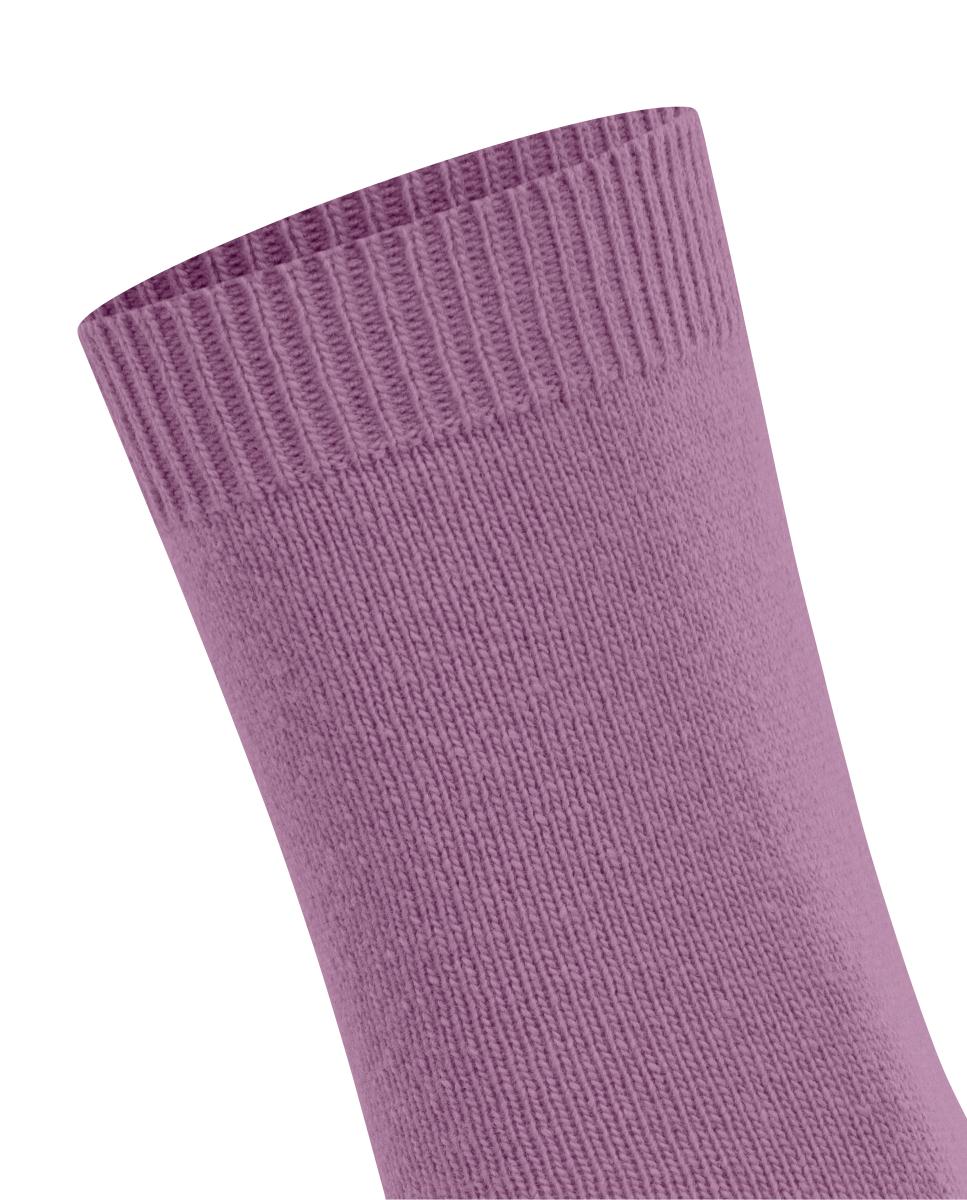 Meias Básicas com Caxemira e Lã Pura Rosa-5