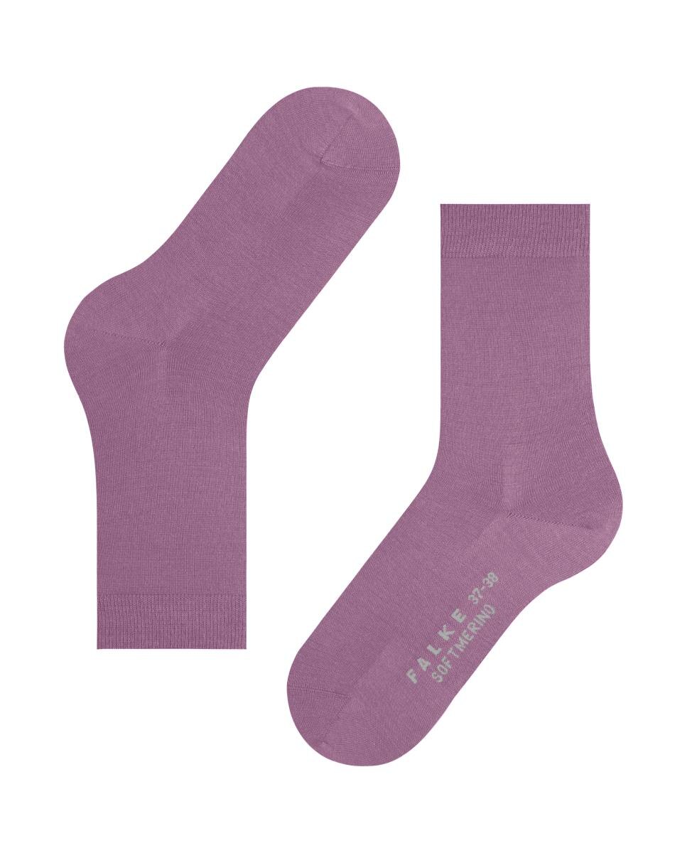 Calcetín de mujer Falke de lana y algodón.Cashmere - Rosa Rosa-4