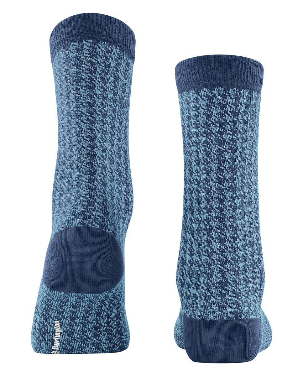 Meias com Estampados de Fantasia Azul Royal-2