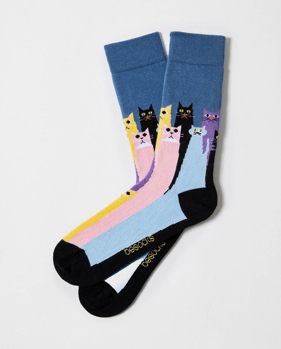 Imagem 0 de Meias com Fantasia de Gatos