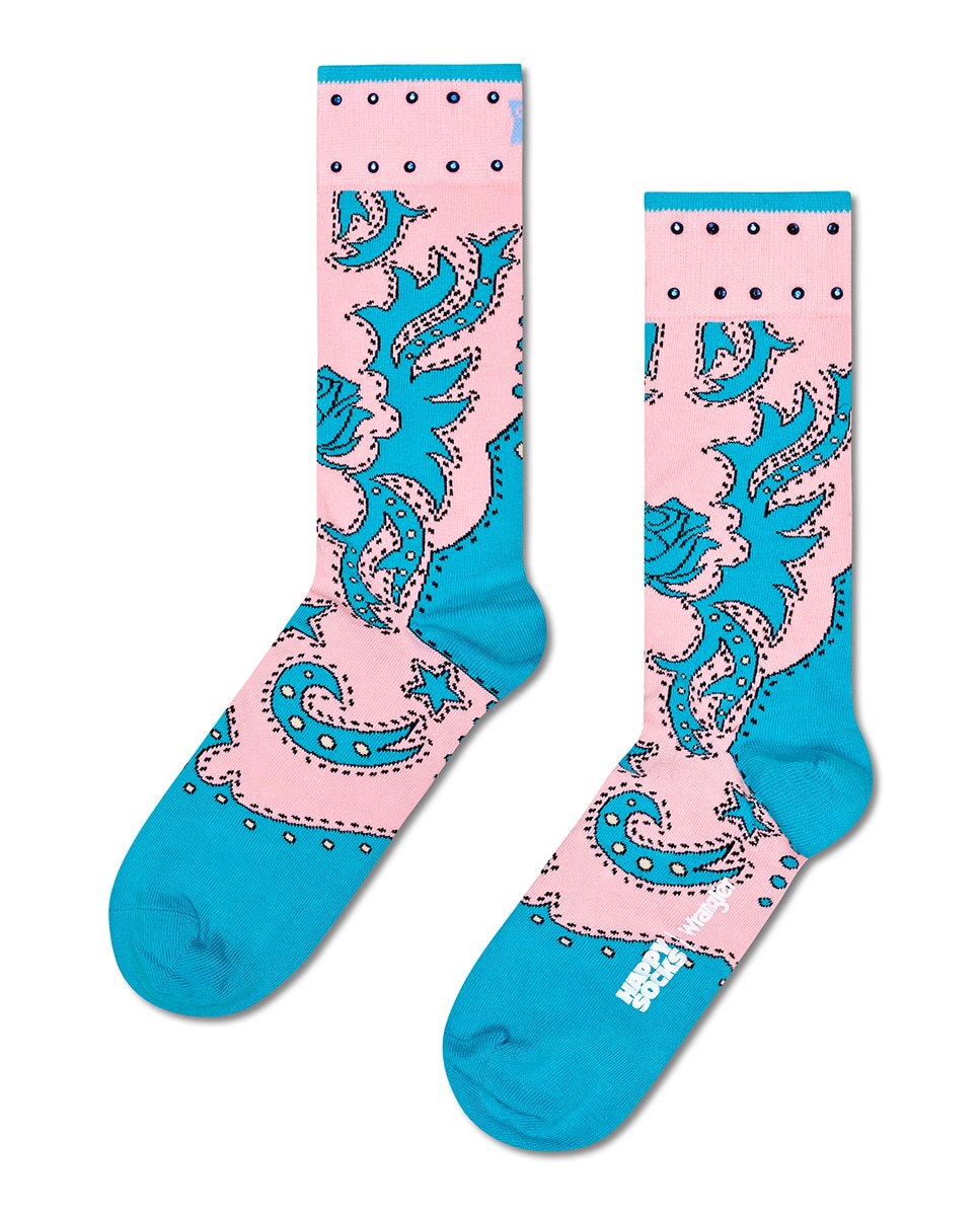 Meias Freehand Wrangler x Happy Socks Multicolor-1
