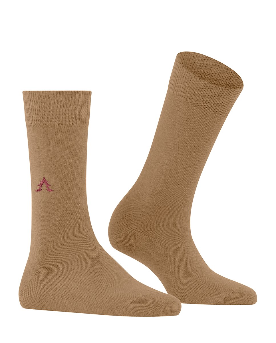 Caixa de Oferta com 2 Pares de Meias - 1 Par Liso e 1 Par com Losangos Bordeaux-4