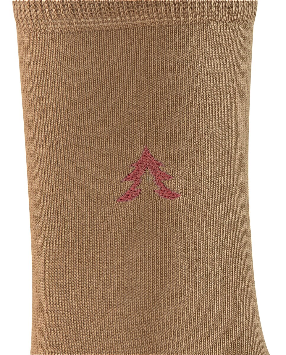 Caixa de Oferta com 2 Pares de Meias - 1 Par Liso e 1 Par com Losangos Bordeaux-5