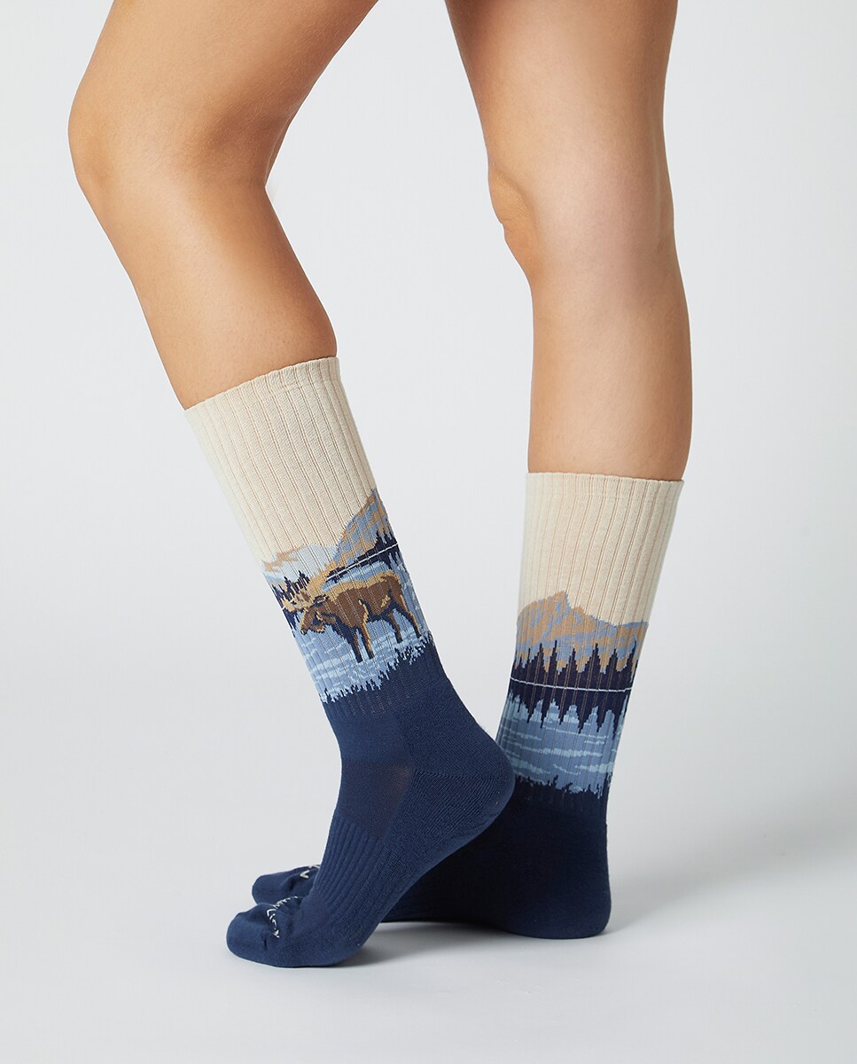 Meias Athletic Alce Azul-2