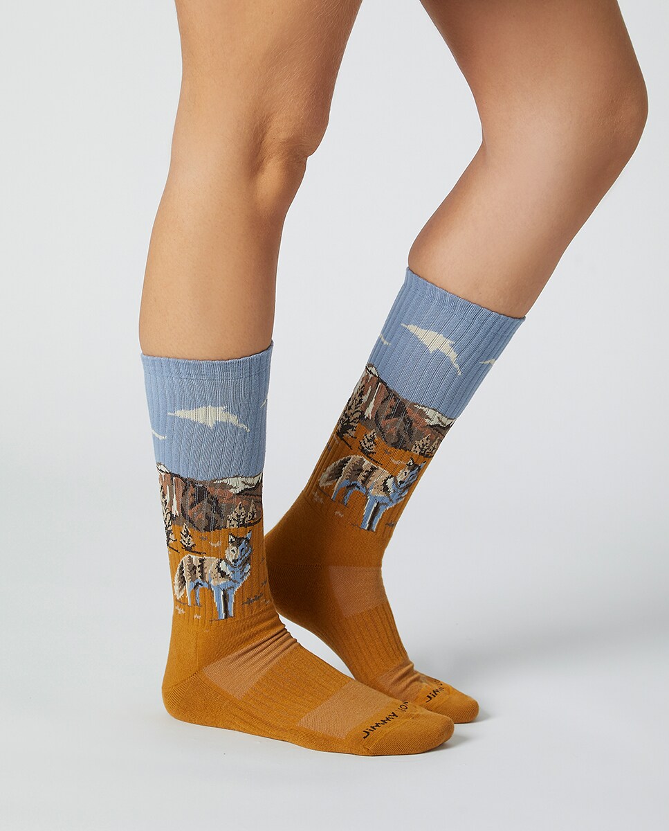 Meias Athletic Lobo Castanho-2