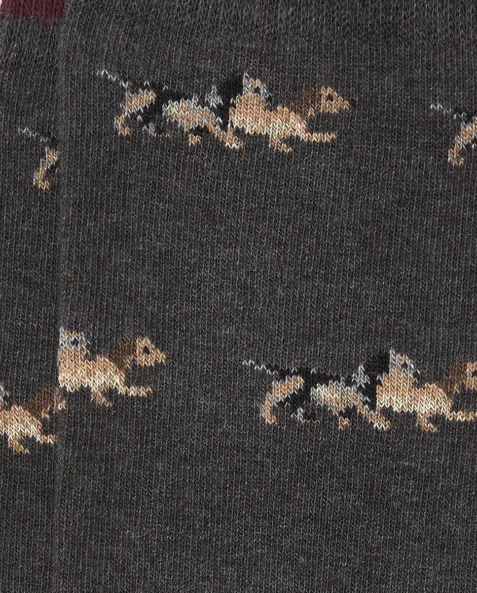 Meias Regular Cinzento-escuro-2