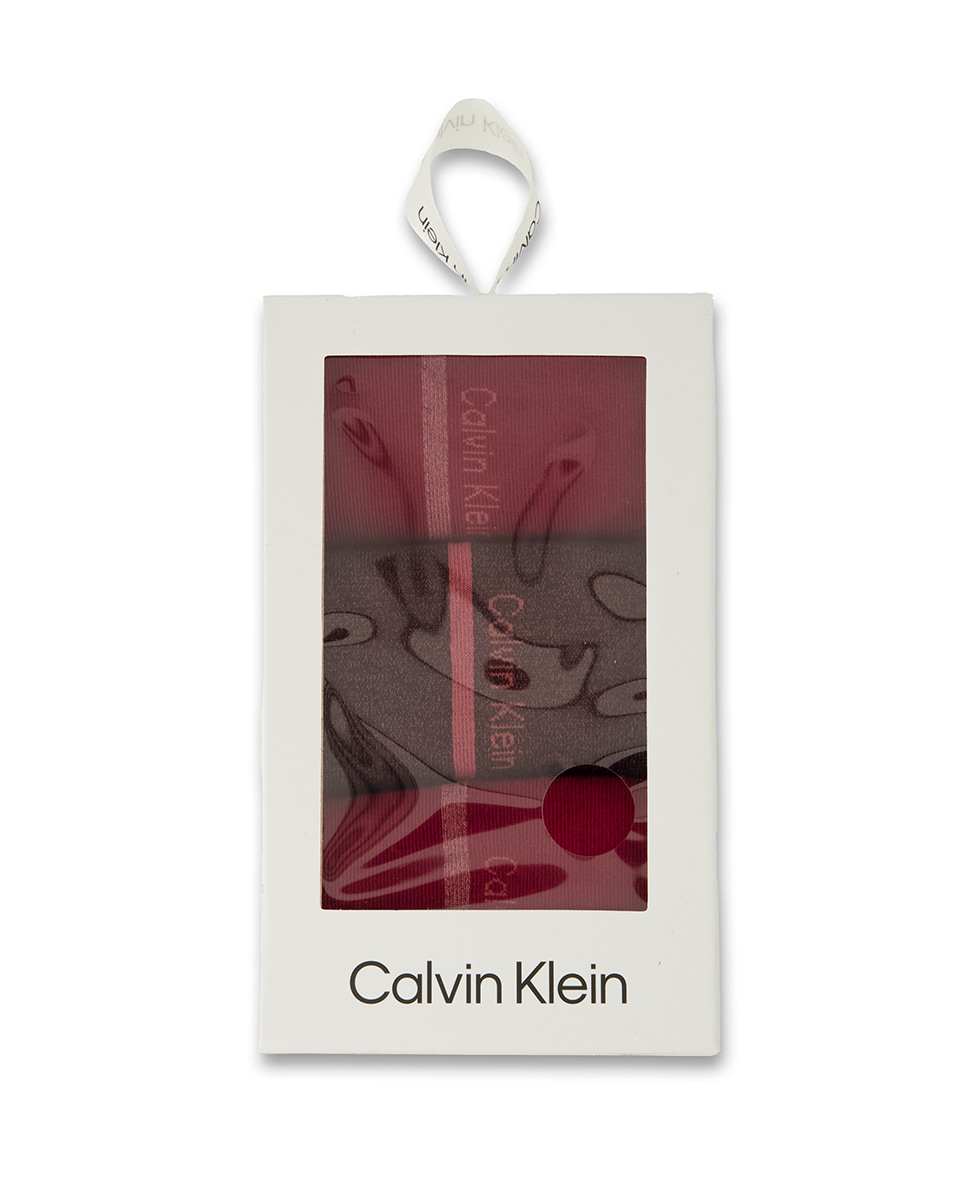 Lote de Caixa de Oferta de 3 Pares de Meias Clássicas Vermelho/Grená-3