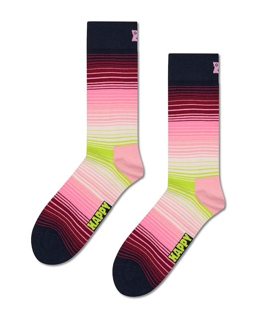 Imagem 0 de Meias às Riscas - Rosa