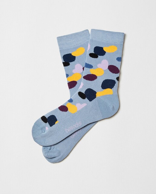 Imagem 0 de Meias com Fantasia de Motivos Abstratos