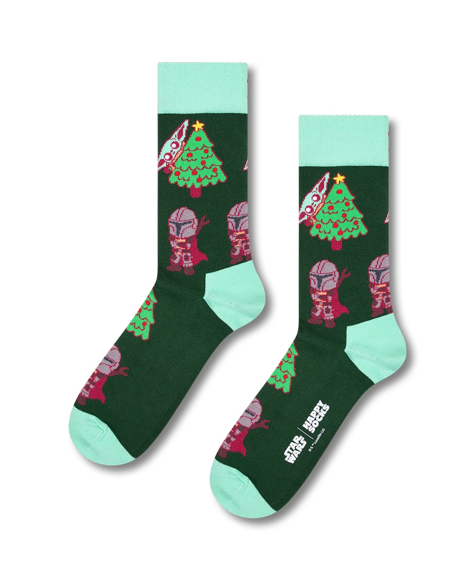 Imagem 0 de Meias Star Wars™ The Mandalorian Xmas Tree Sock