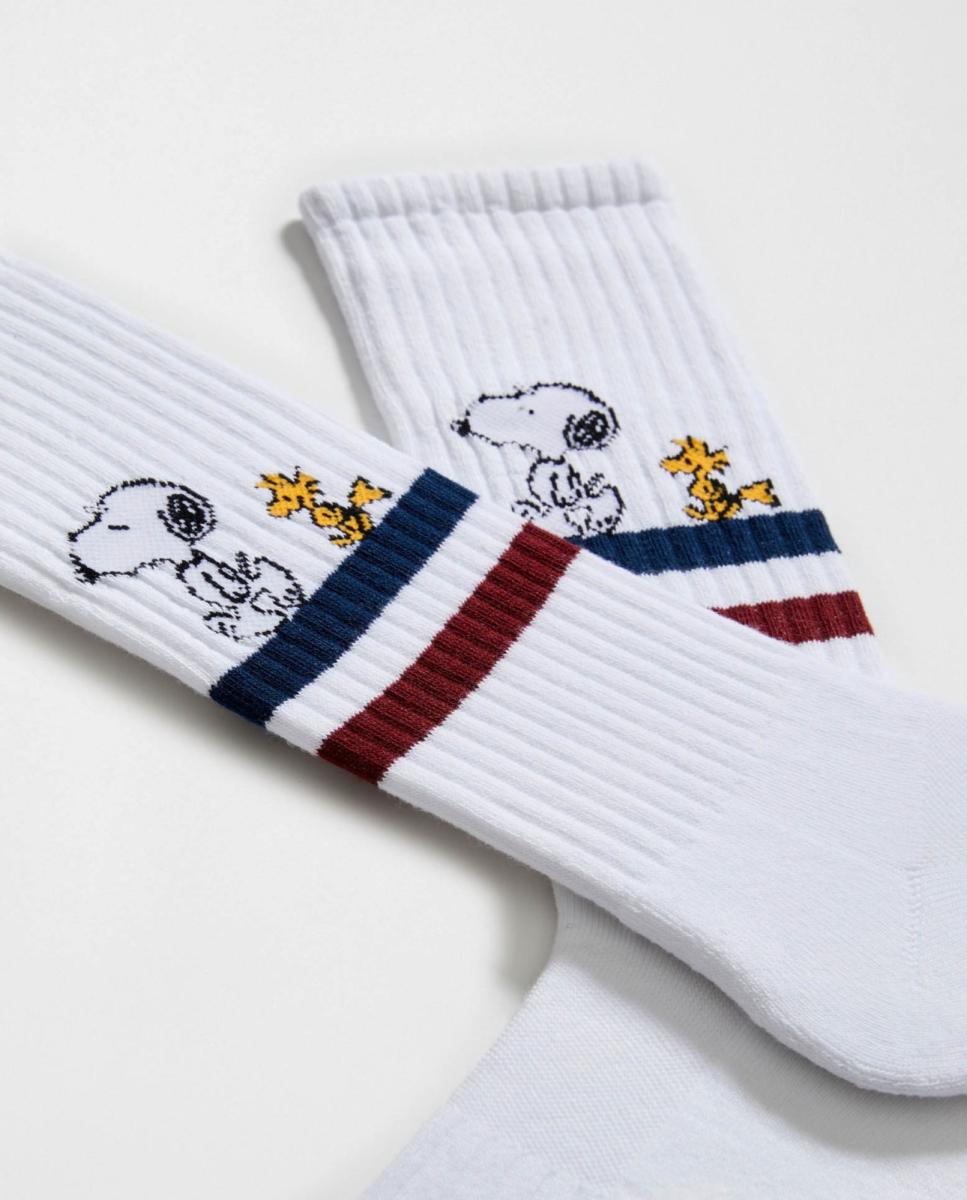 Meias com Fantasia Snoopy Branco-3