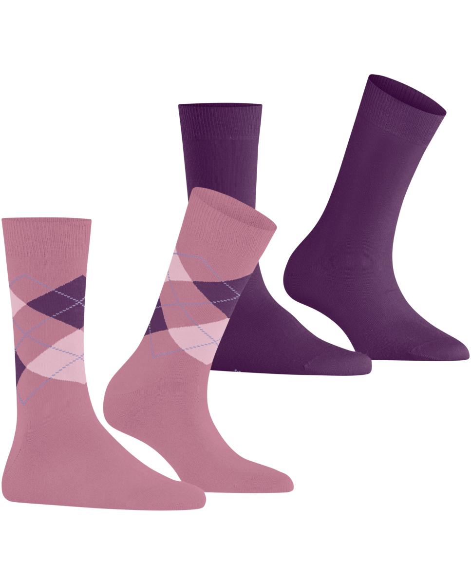 Imagen 1 de Calcetín de mujer Burlington estampado - Rosa Rosa