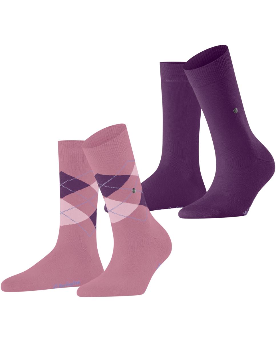 Imagen 3 de Calcetín de mujer Burlington estampado - Rosa Rosa