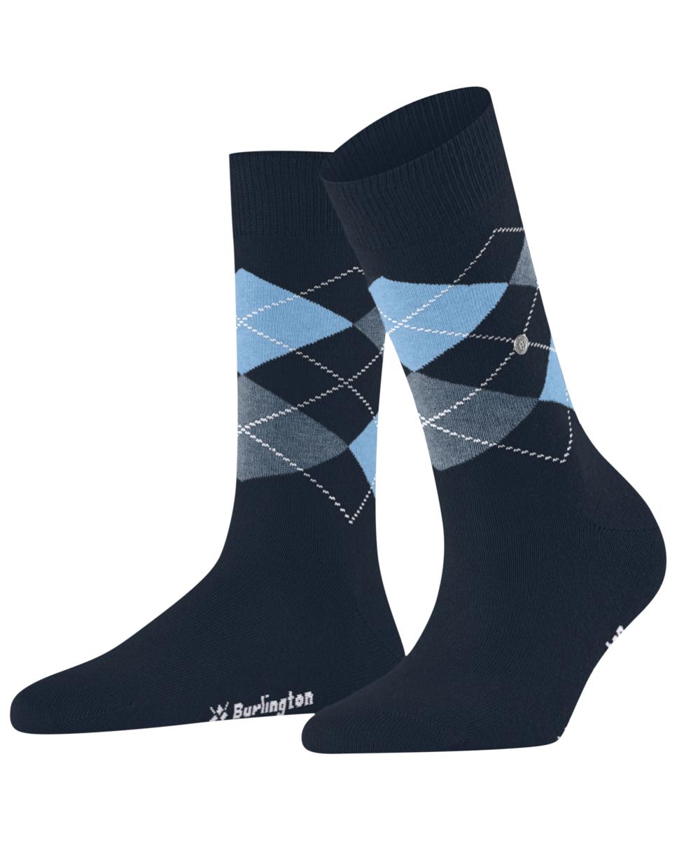 Imagen 2 de Caja de regalo con 2 pares con rombos de Mujer - Burlington - Azul Azul