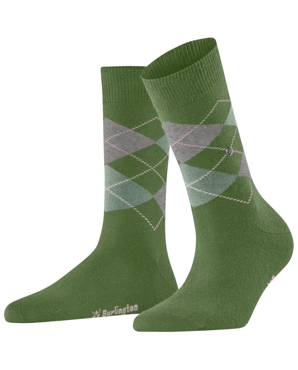 Imagen 2 de Caja de regalo con 2 pares con rombos de Mujer - Burlington - Verde Verde