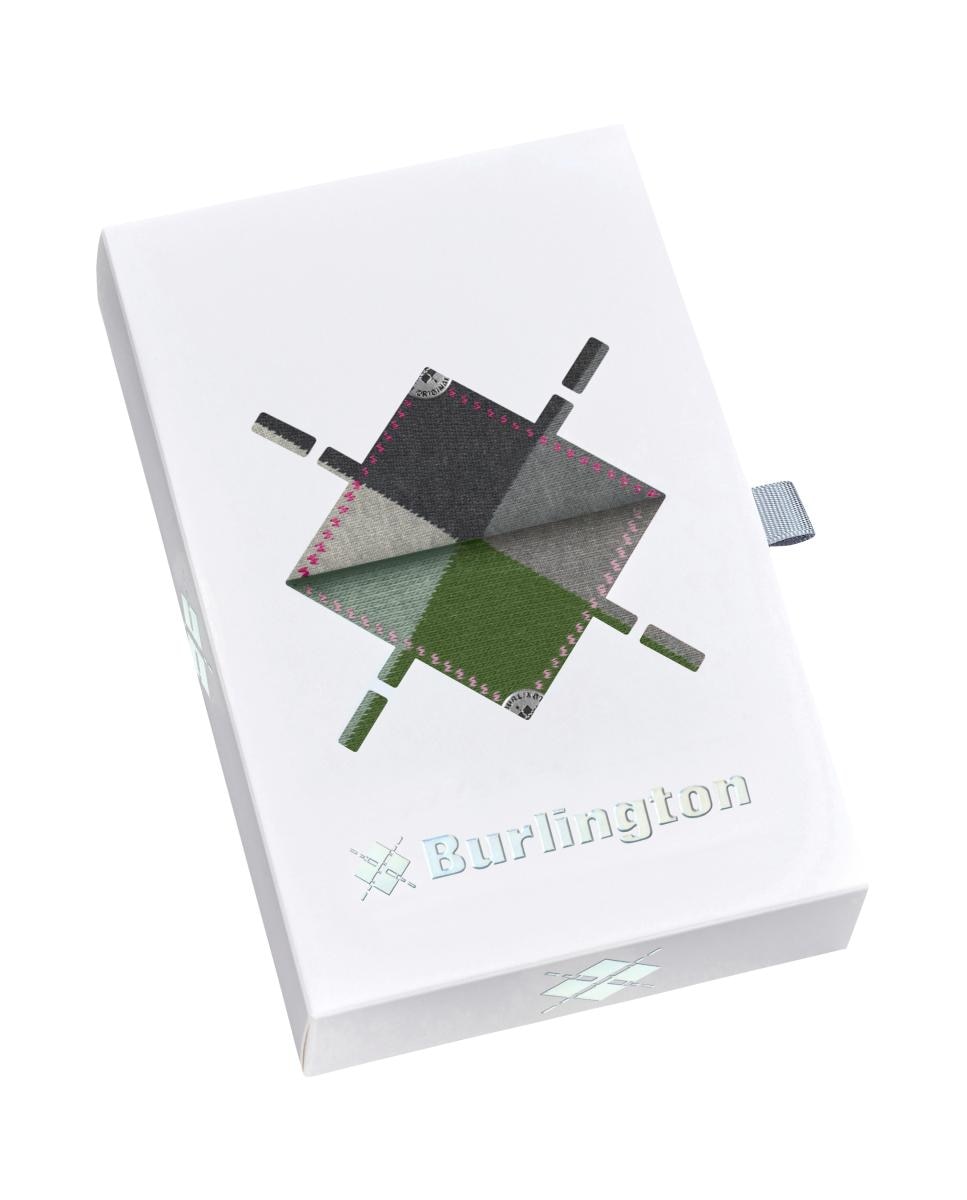 Imagen 4 de Caja de regalo con 2 pares con rombos de Mujer - Burlington - Verde Verde