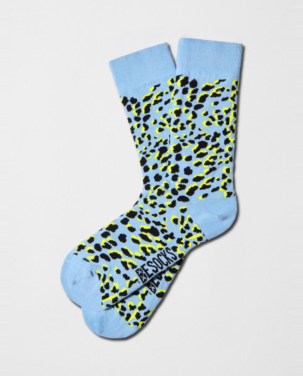 Calcetines de mujer de fantasía de camuflaje - Besocks - Azul Azul-1