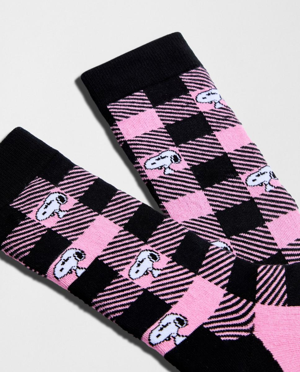 Meias com Fantasia Snoopy Rosa-3
