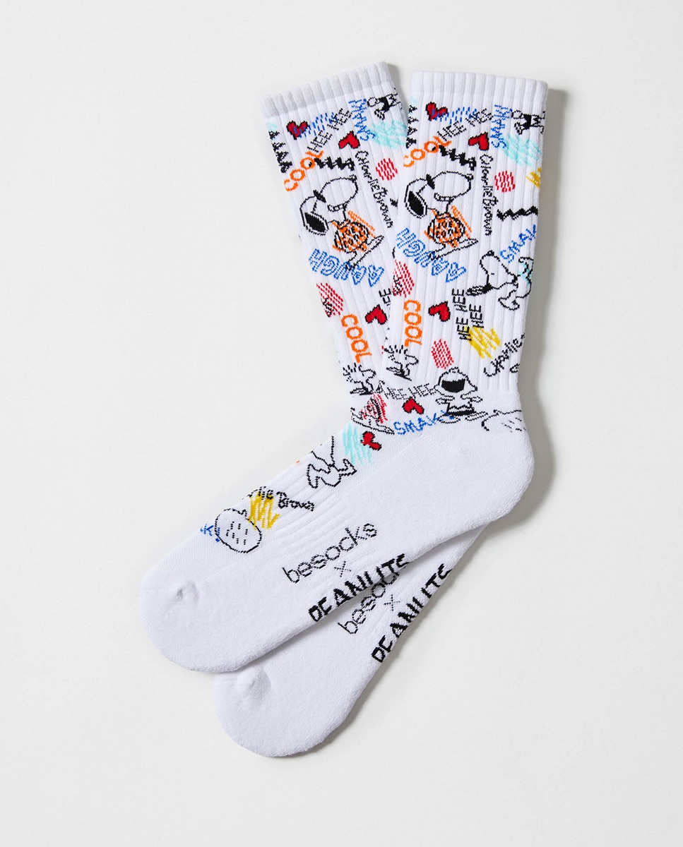 Estojo de 3 Pares de Meias com Fantasia do Snoopy Multicolor-3