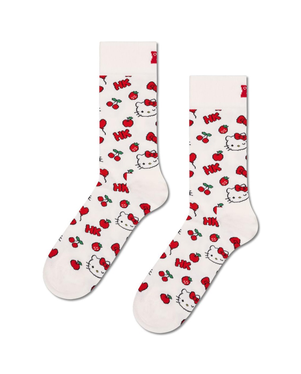 Imagen 0 de Calcetín de mujer Hello Kitty Cherry Blanco