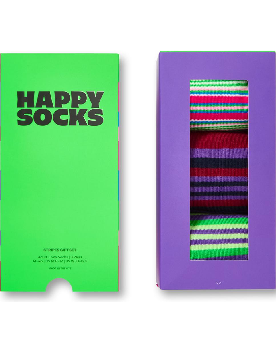 Gift Set Calcetín de mujer 3-Pack Graphic Mix s - Happy Socks - Rosa Rosa-9