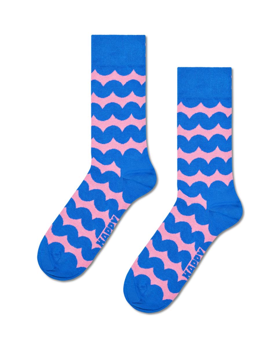 Imagen 0 de Calcetín de mujer Wobbly Stripe Azul