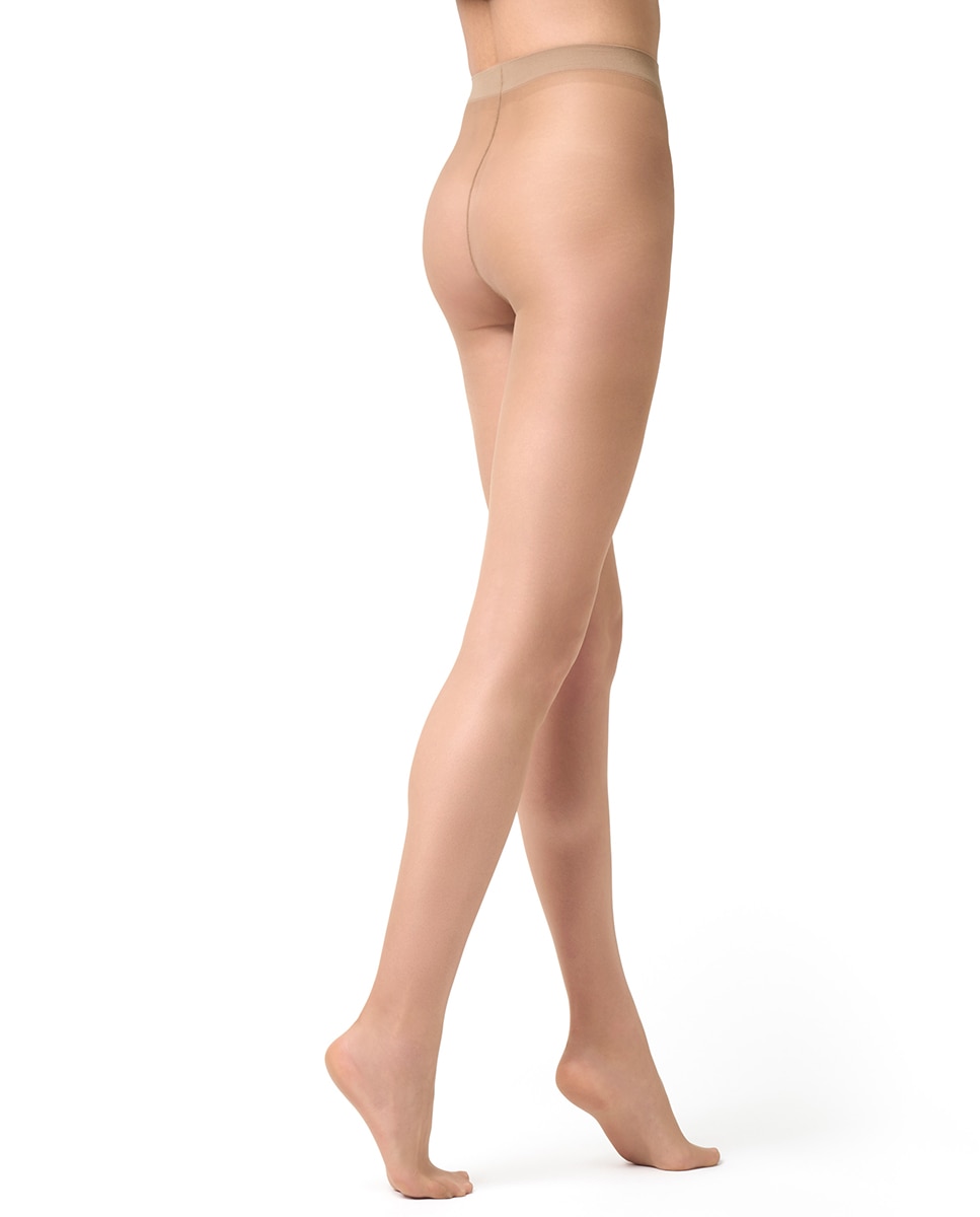 Panty transparente de 20 deniers de mujer Filodoro - Marrón Natural-2