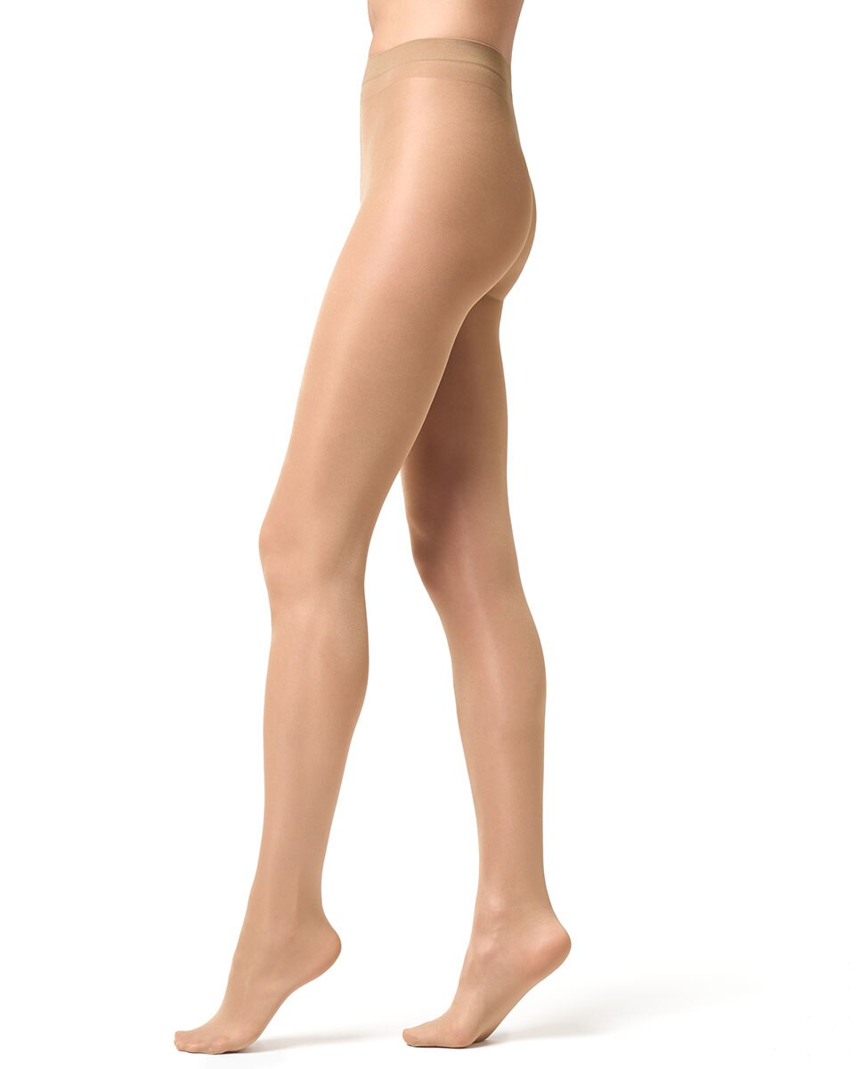 Panty semi transparente de 40 deniers con brillo de mujer Filodoro - Arena Arena-4