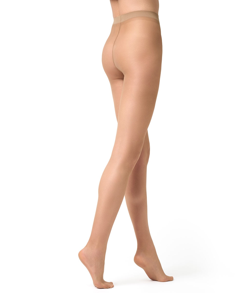 Collants transparentes de 20 deniers de mulher Filodoro Bege-3