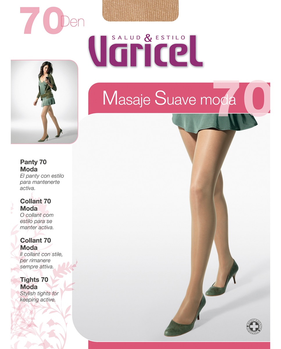 Collants de Descanso Médico de 70 Deniers Moda Natural-2