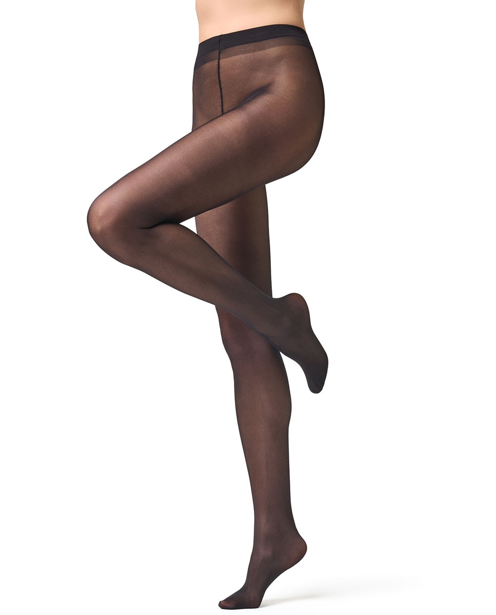 Imagem 0 de Collants semitransparentes de 40 deniers com brilho de mulher Filodoro azul