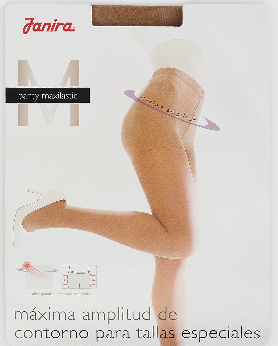 Collants de 17 deniers de mulher Janira adaptáveis Bege-1