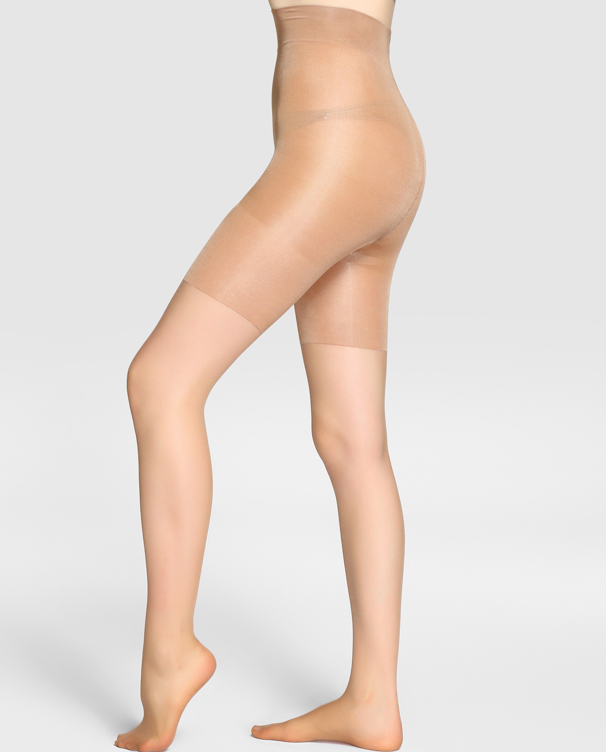 Collants modeladores de 9 deniers de mulher Platino Natural-2