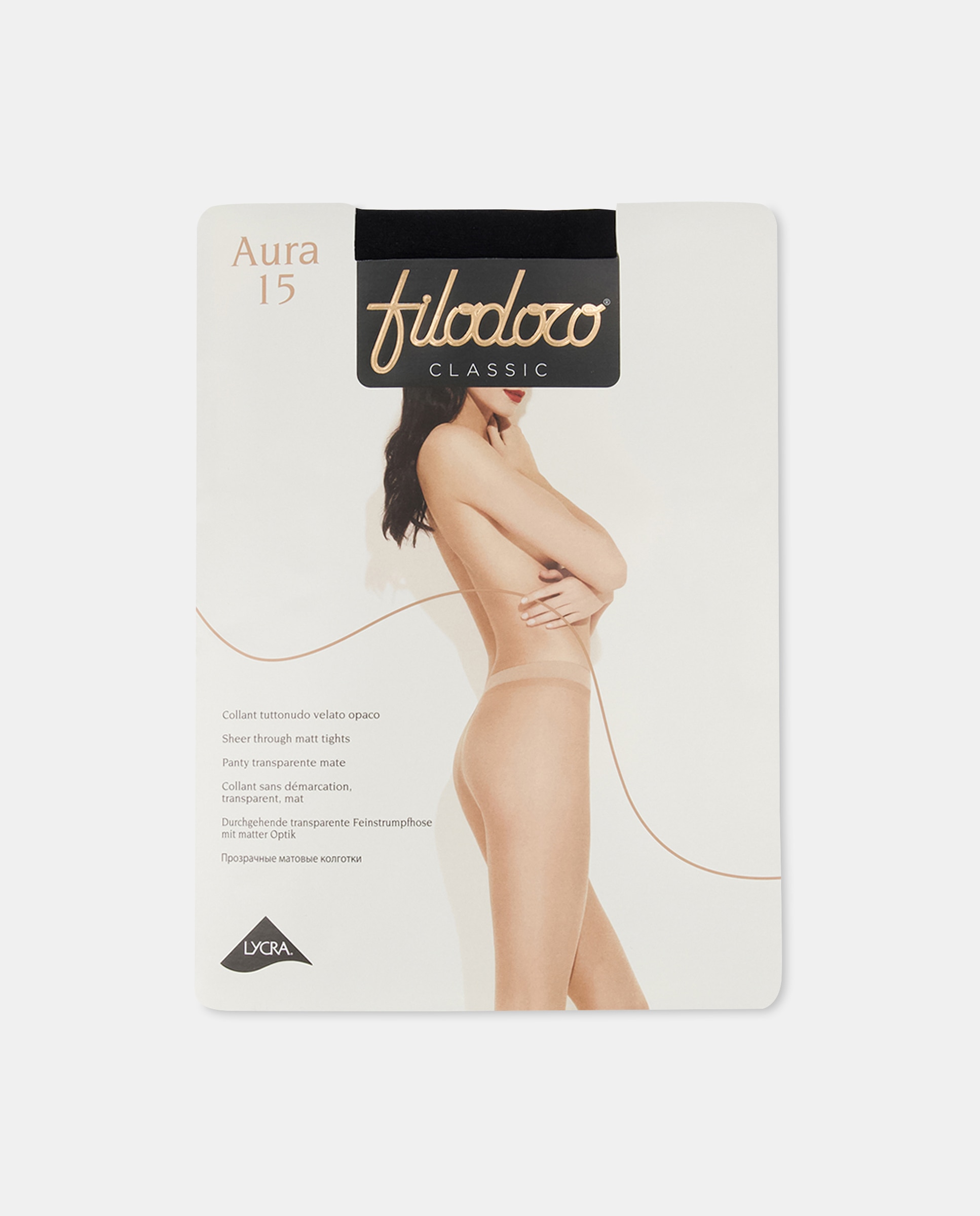 Panty básico natural - Filodoro - Negro Negro-2