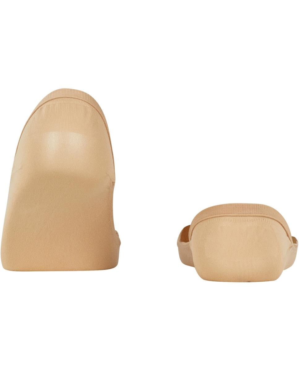 Meia de pé de mulher Falke antideslizante Bege-4