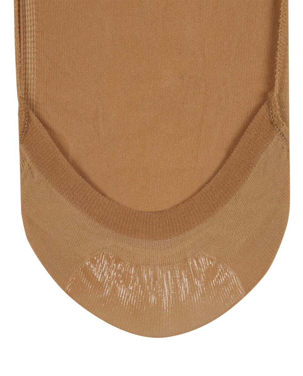 Meia de pé de mulher Falke antideslizante Bege-7
