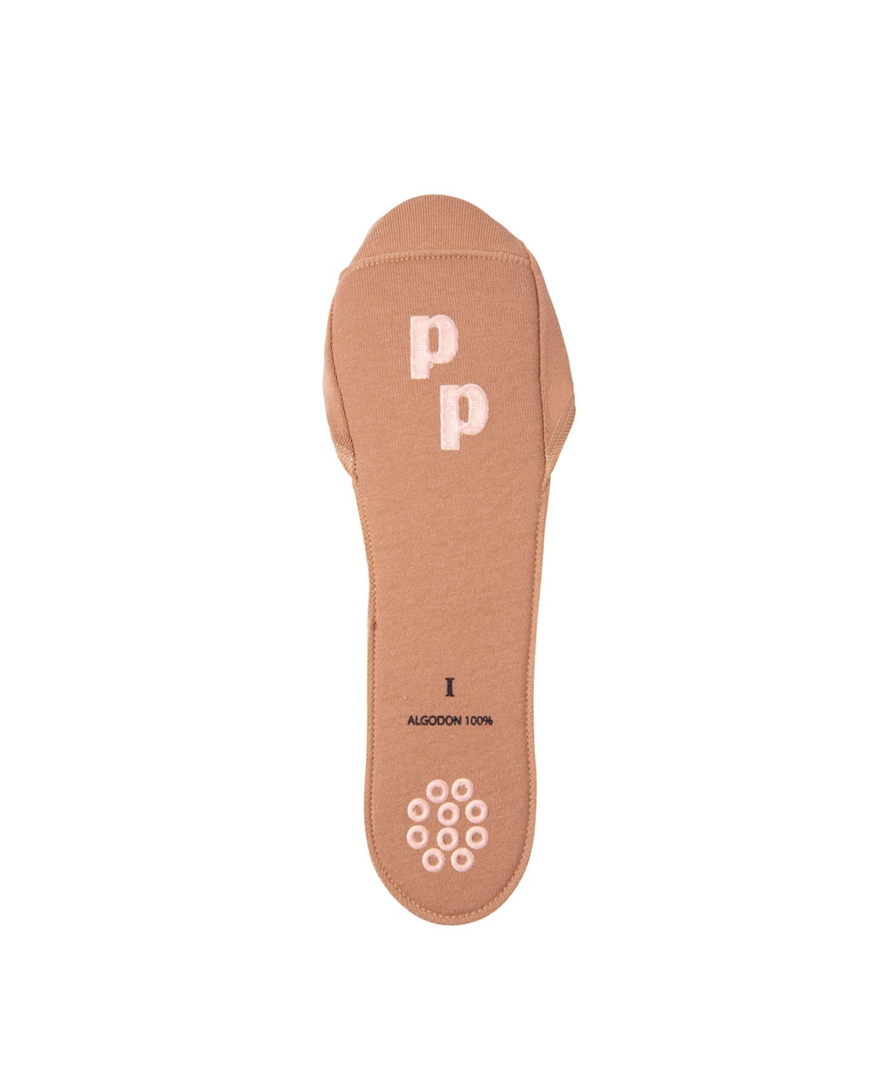 Pezinhos para sapato de presilha anti deslizantes Bege-2