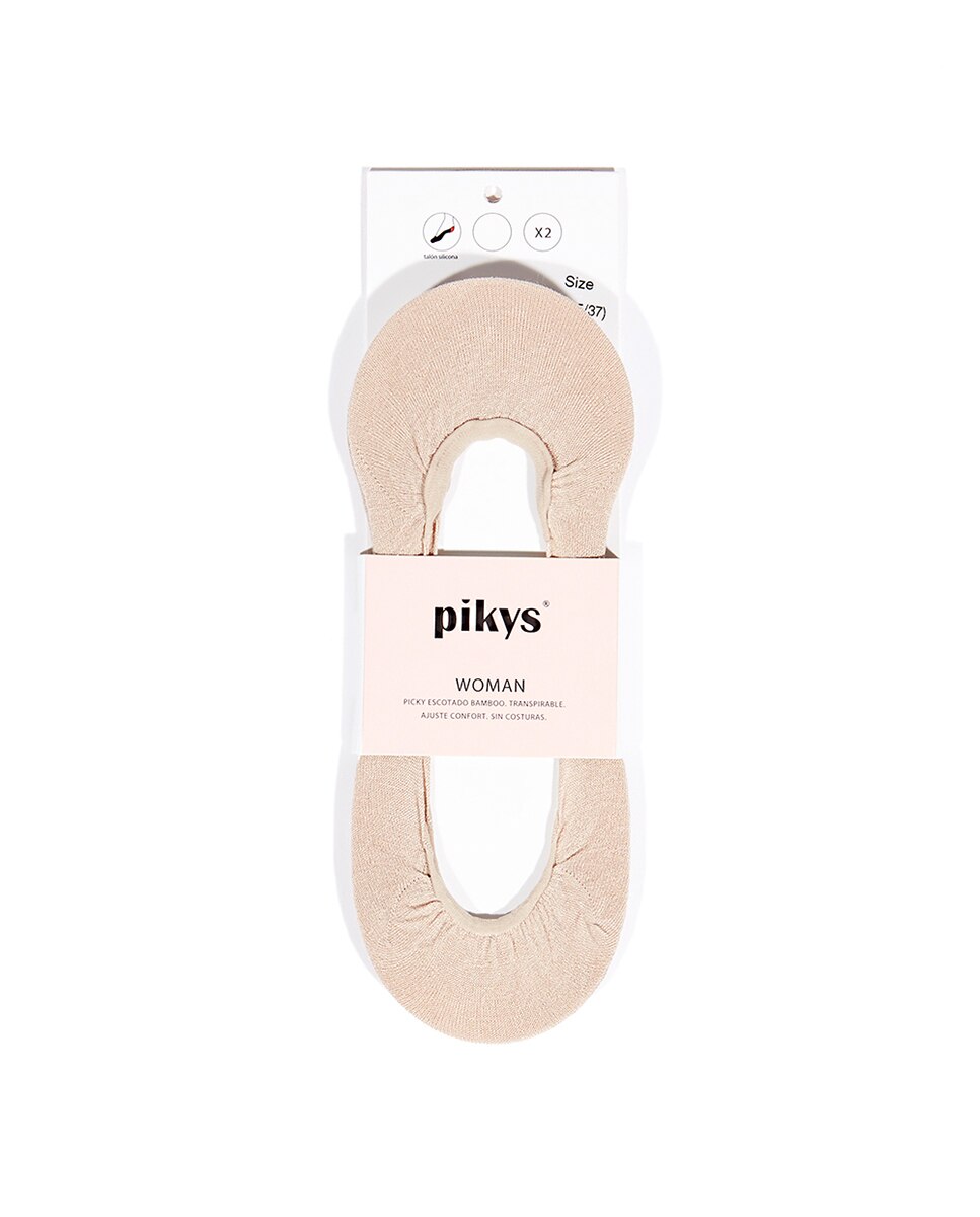 Pinki de mujer transpirable liso - Pikis - Beige Beige-2
