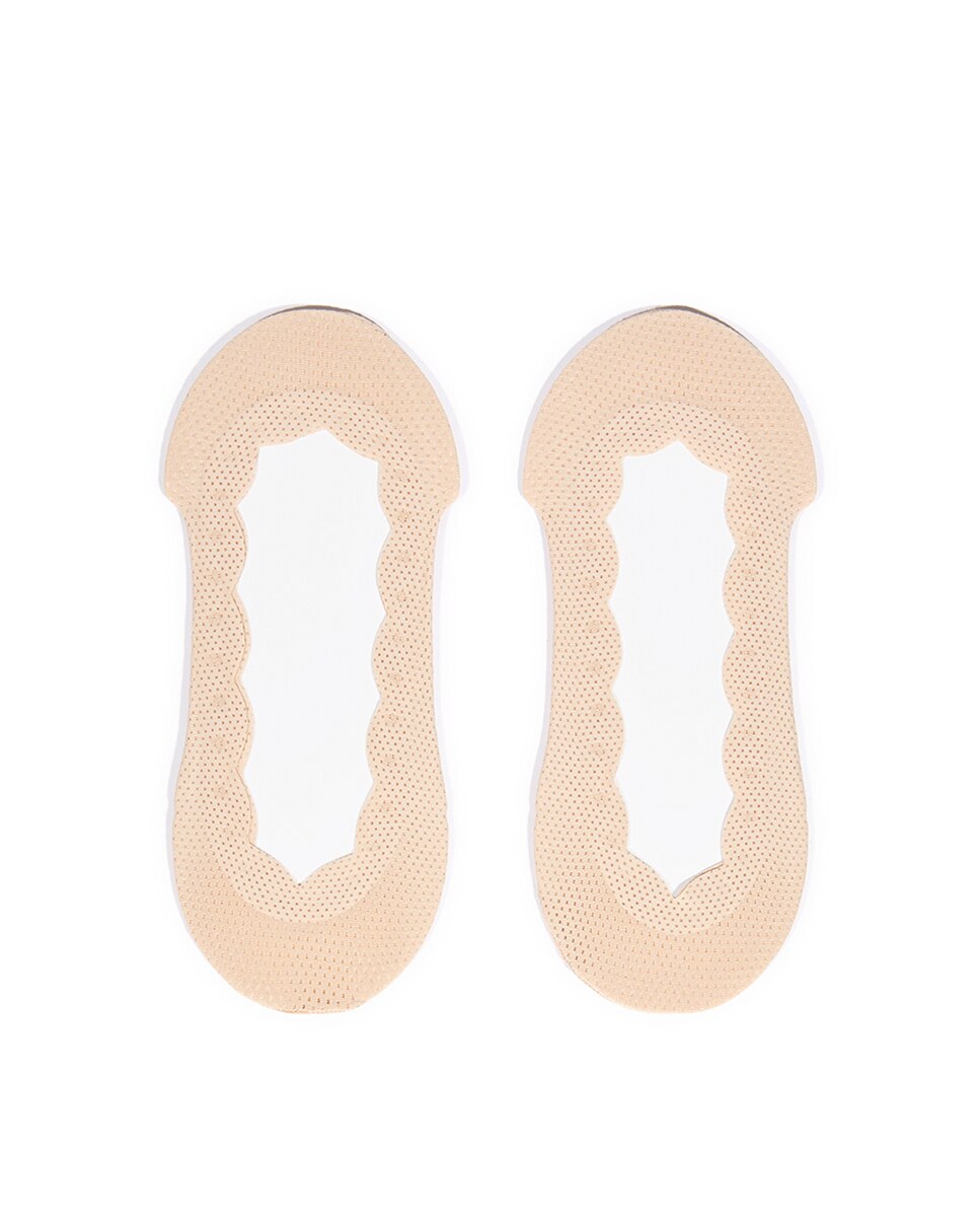 Pinki de mujer calado liso - Pikis - Beige Beige-1