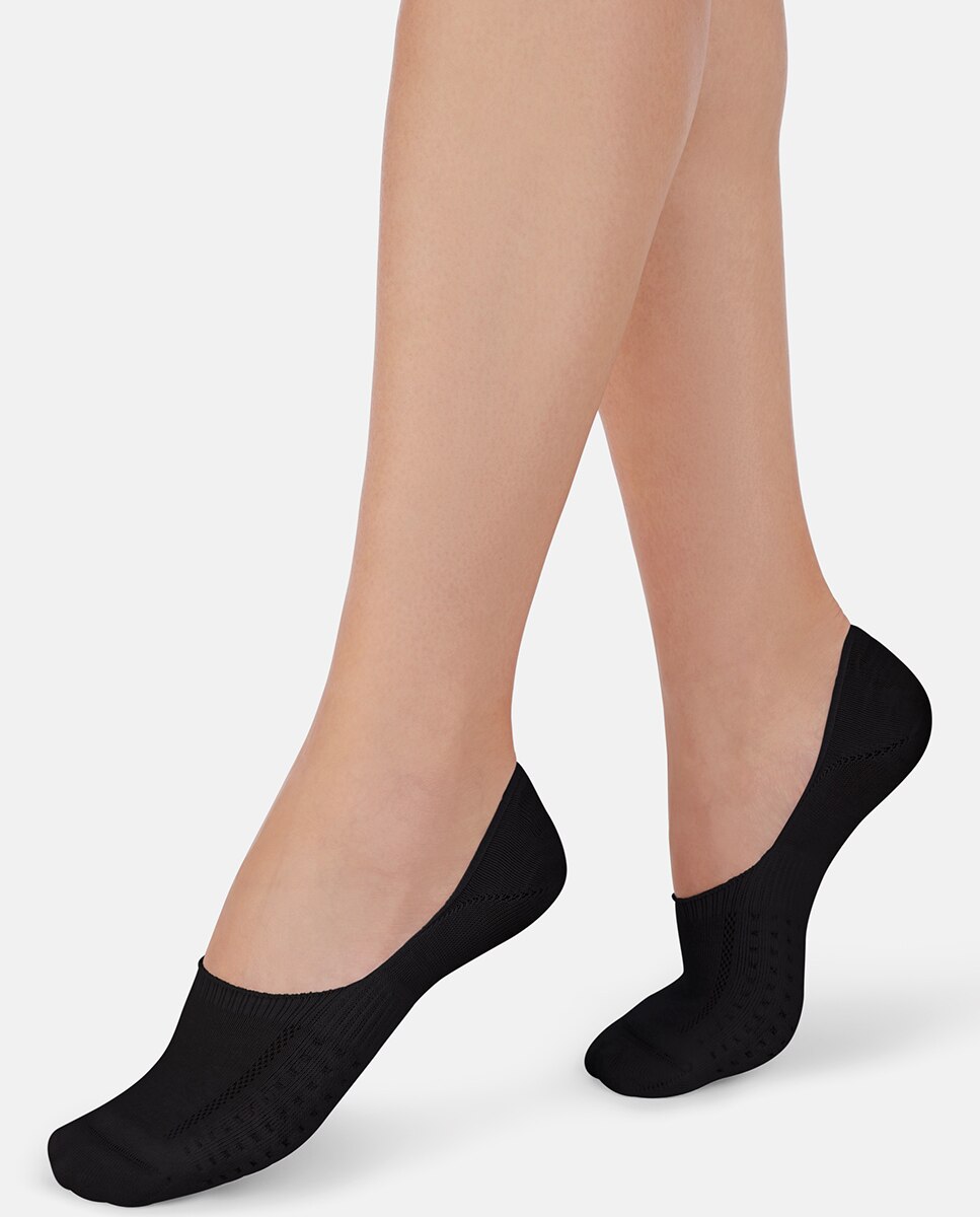 Pinki nylon - Golden Lady - lycra - Negro Negro-1
