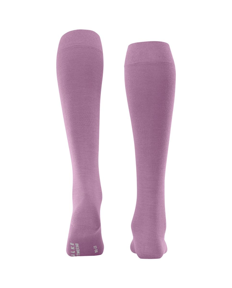 Calcetín alto y largo de mujer Falke de lana y algodón - Rosa Rosa-2