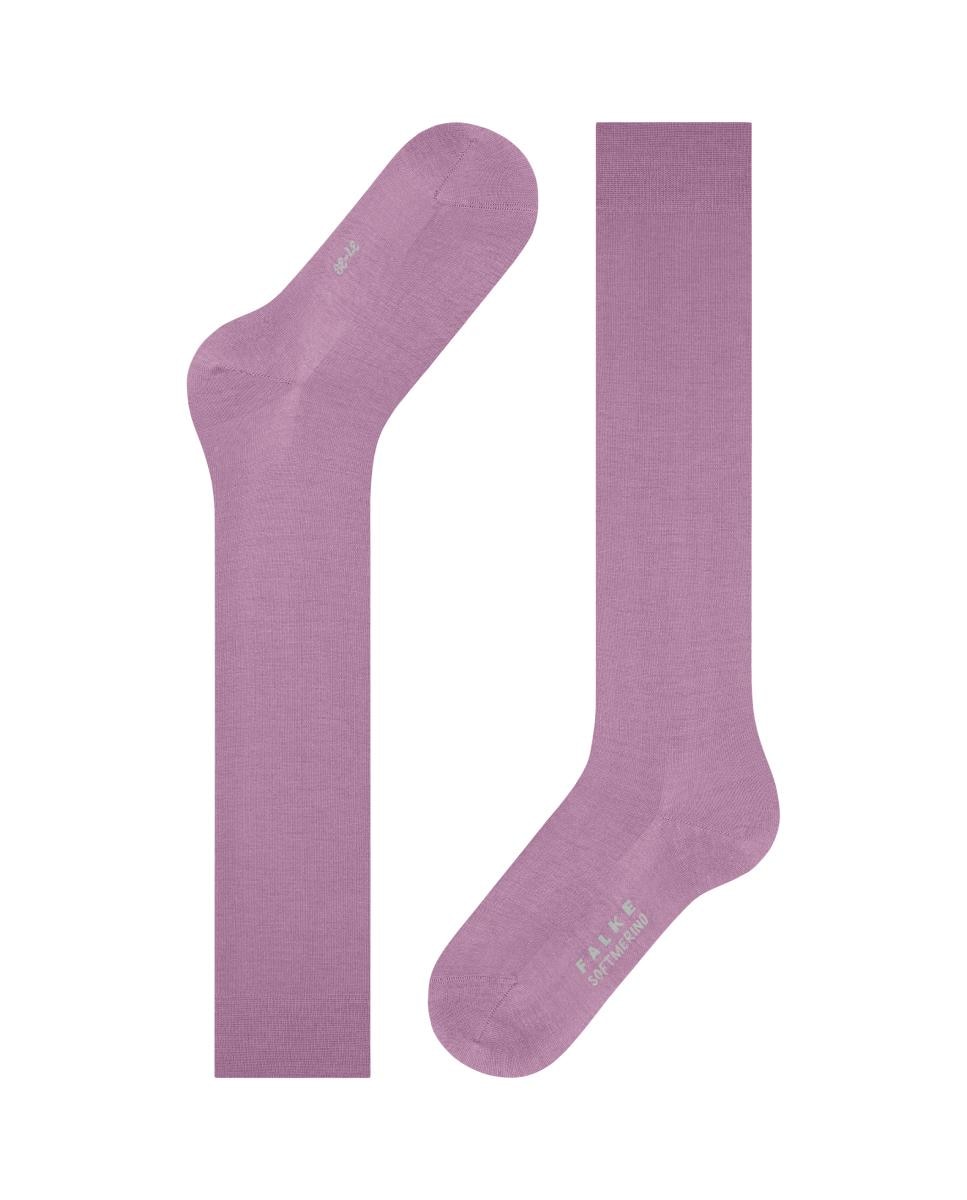 Calcetín alto y largo de mujer Falke de lana y algodón - Rosa Rosa-4