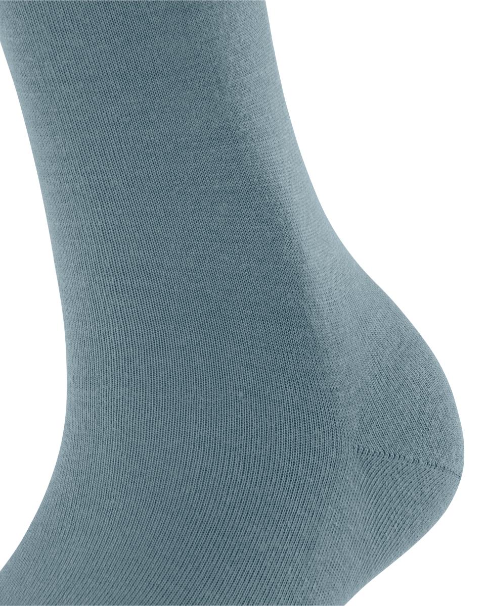 Calcetín alto y largo de mujer Falke de lana y algodón - Azul Azul-5