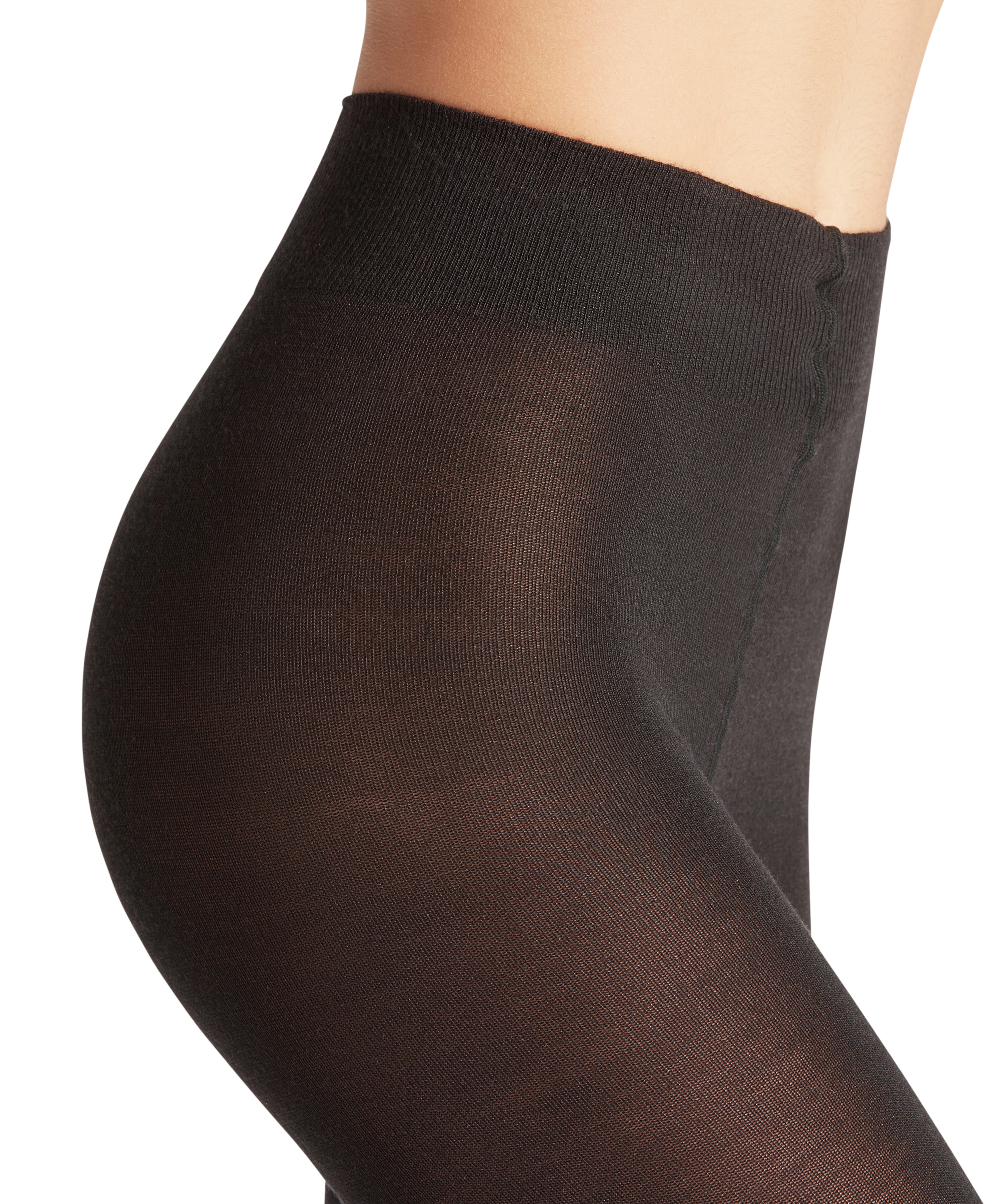 Leotardo de mujer Falke de lana y algodón - Negro Negro-5