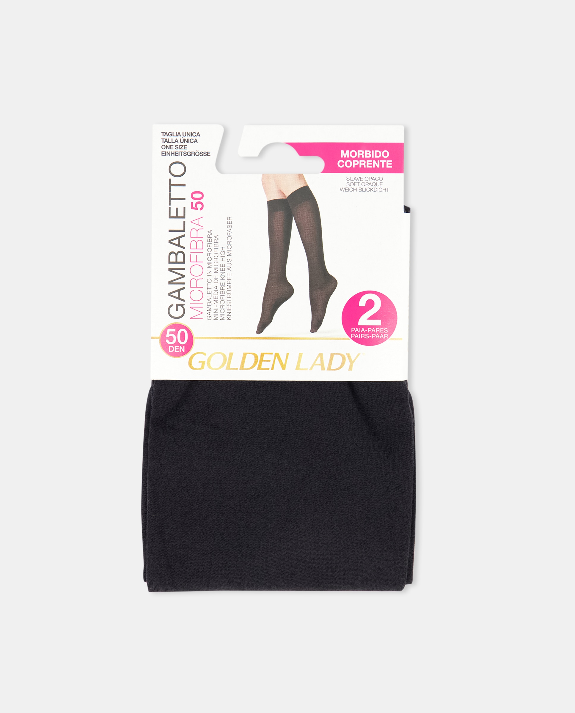Mini Medias básicas - Golden Lady - Negro Negro-2