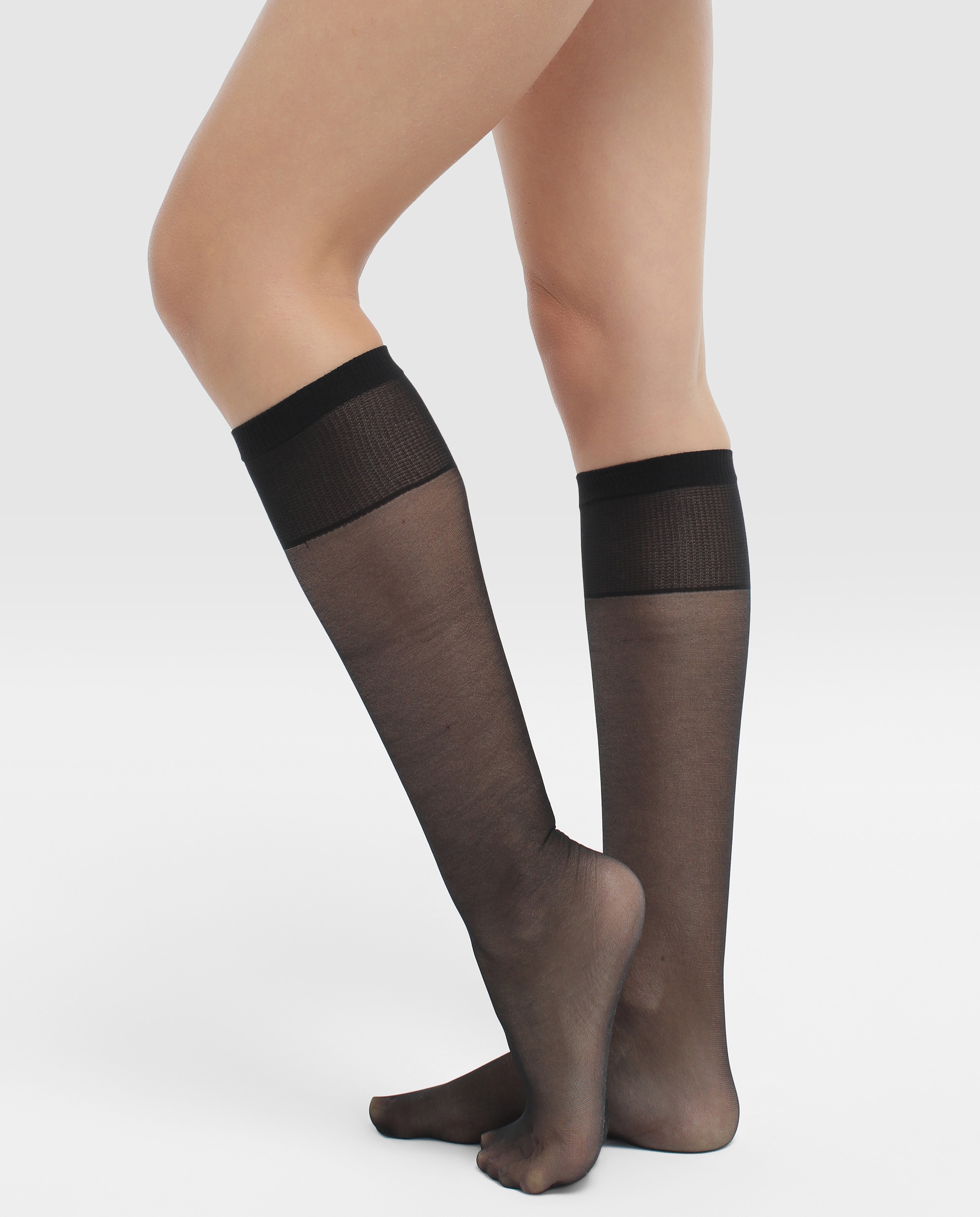 Imagem 0 de Pack de 2 pares de mini meias Philippe Matignon natural lisas