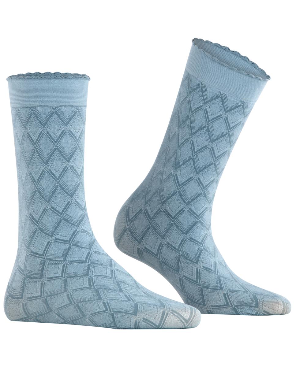 Meias Estampadas Azul-claro-4