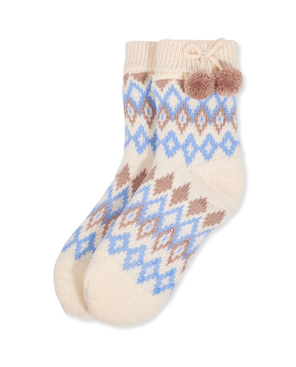 Multipack de Meias Regular com Fantasia Bege-1