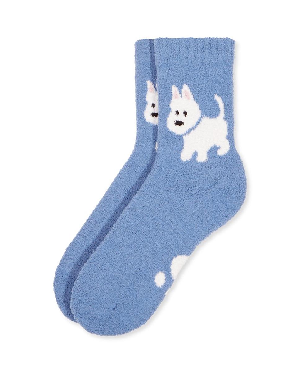 Calcetín antidelizante fantasia cosy extra suave para mujer - Soxland - Azul Azul-1
