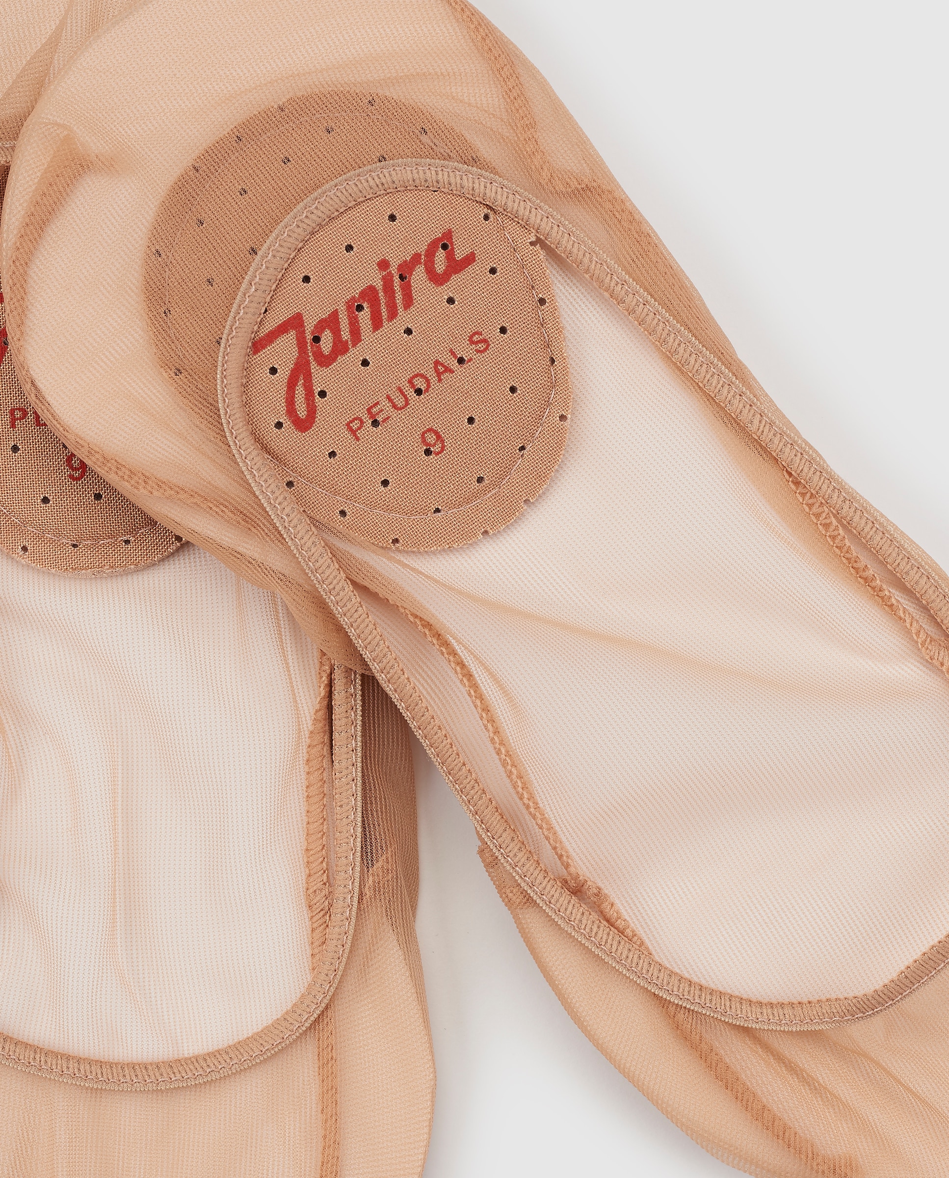 Pack de dois pares de pezinhos de mulher Janira de descanso Bege-2